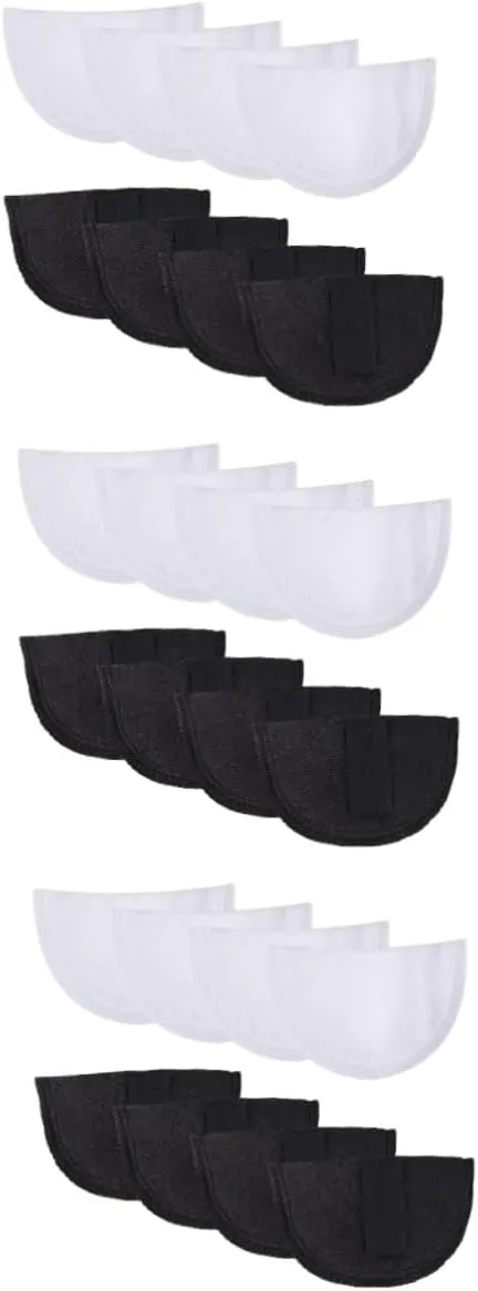 NUOBESTY 3sets Shoulder Pads for Women Memory Foam Shoulder Pads Slip-on for Enhancement Breathable Reusable 4pairs*3