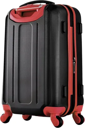 Olympia USA Apache II 21 Inch Expandable Rolling Carry On Lightweight Hardside Double 4 Wheel Spinner Luggage Suitcase with Locking System and Hidden Laptop Compartment, Black/Red Olympia USA Apache II 21 Inch Expandable Rolling Carry On Lightweight Hardside Double 4 Wheel Spinner Luggage Suitcase with Locking System and Hidden Laptop Compartment, Black/Red