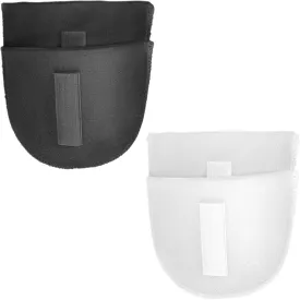 Ptwola 4 Pairs Set-in Shoulder Pads Reusable Breathable Foam Sponge Enhancer Pads Anti Slip Detachable Sewing Supplies Accessories for Women Men Sloping High Low Shoulders Blazer Suit (Black White)