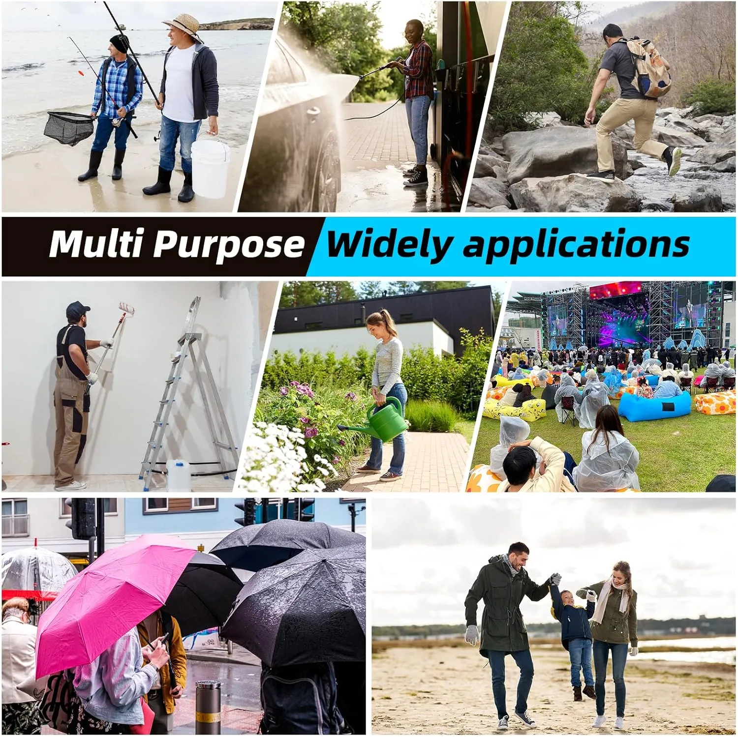 Rain Overshoes Waterproof Shoes Boots Covers Footies Mudsavers Feet Gaiters Men Women for Rain Snow Mud Sand Dust