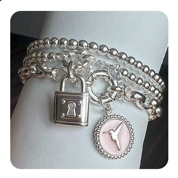 Silver Ball Bracelet 5mm