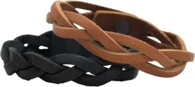 Silver Creek Silver Creek Leather Kit, Mystery Braid Bracelets (CS413608),Brown