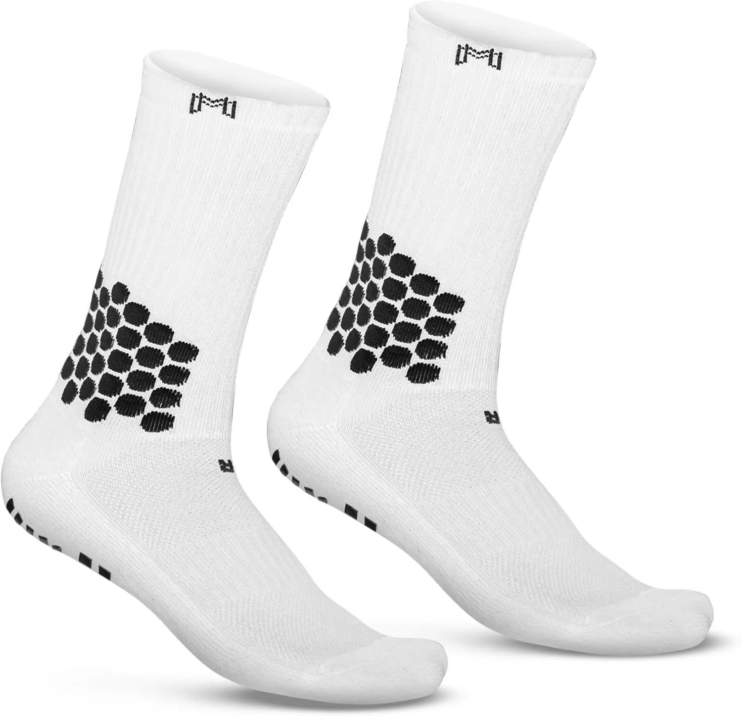 Soccer Grip Socks - Cushioned Ankle Protection, NonSlip Socks With Grip Pads, Athletic Socks for Men Women Youth