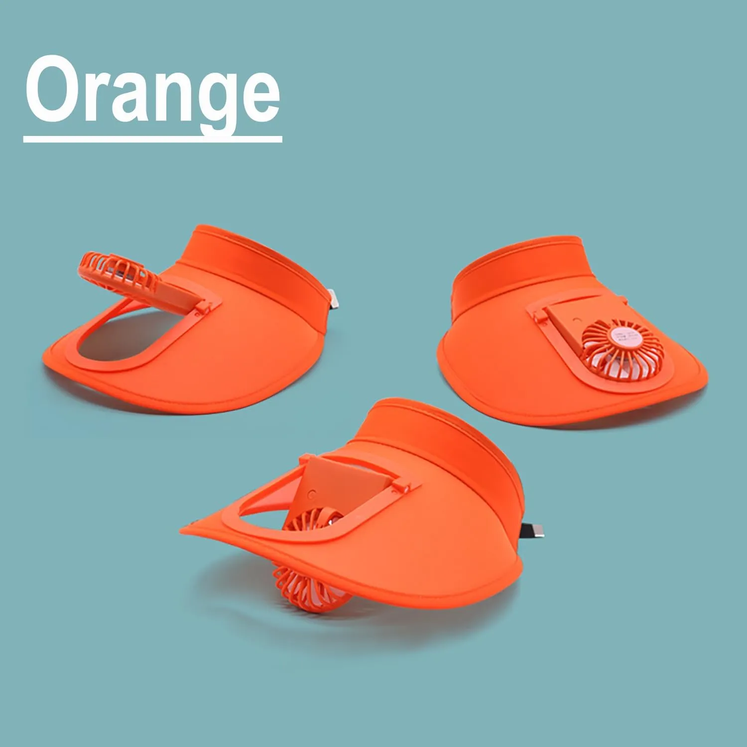 Sun Visors Hat with Fan for Women - Fan Visor Hat