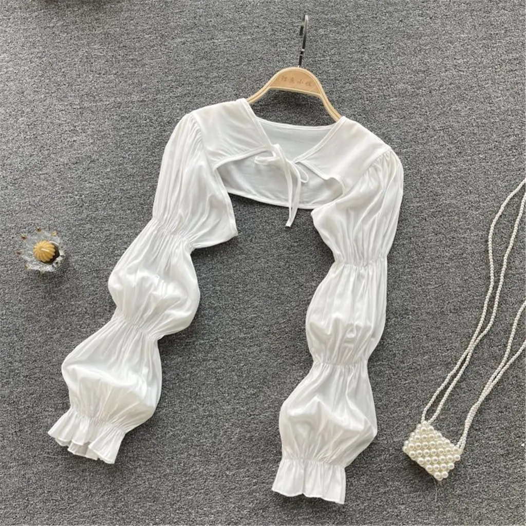 Sunproof Thin Shawl Breathable Shoulder Wrap for Travel Sun Protective Shawl Scarf Long Sleeved Shawl Wrap for Outdoor