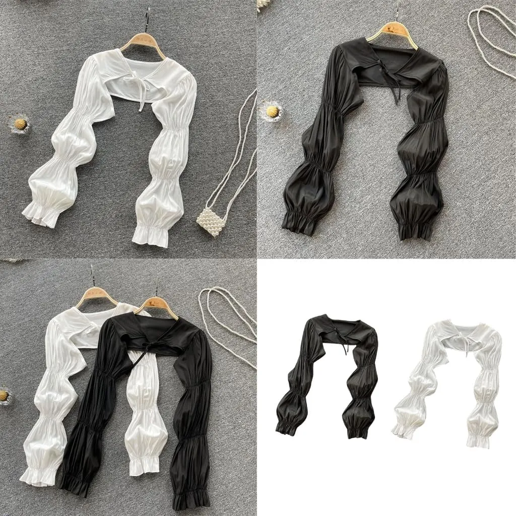 Sunproof Thin Shawl Breathable Shoulder Wrap for Travel Sun Protective Shawl Scarf Long Sleeved Shawl Wrap for Outdoor