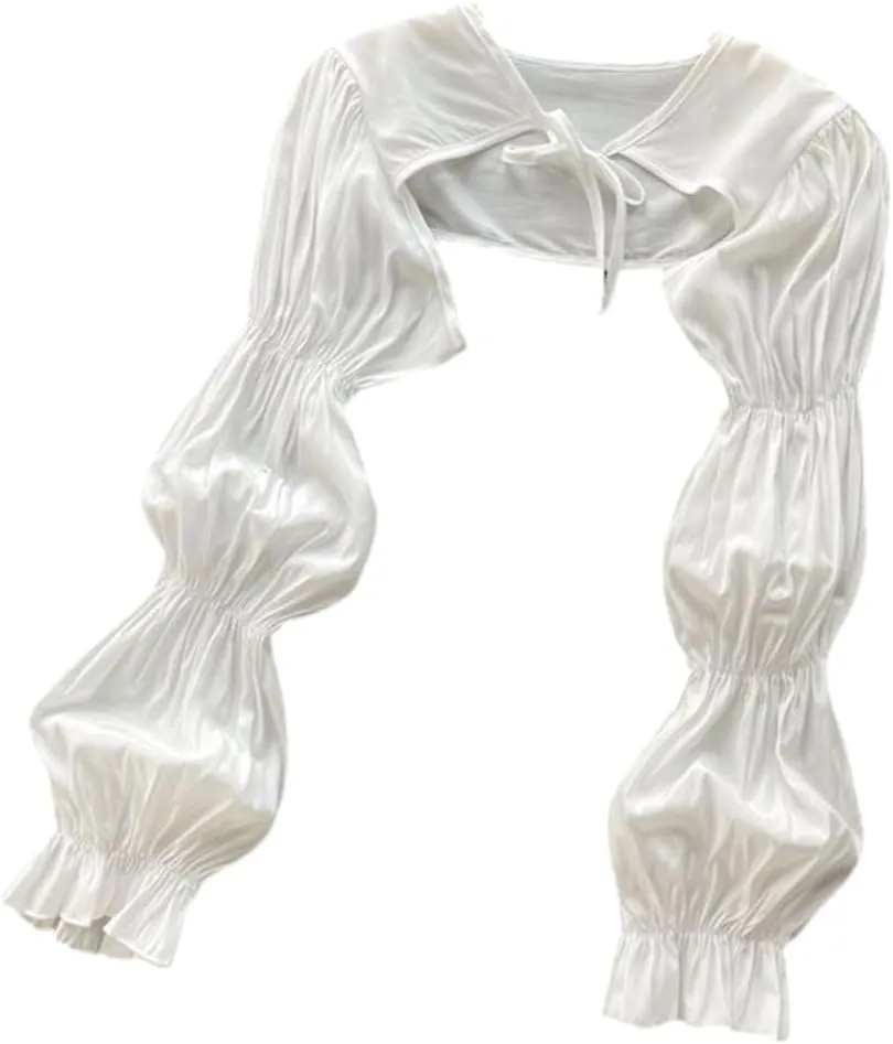 Sunproof Thin Shawl Breathable Shoulder Wrap for Travel Sun Protective Shawl Scarf Long Sleeved Shawl Wrap for Outdoor