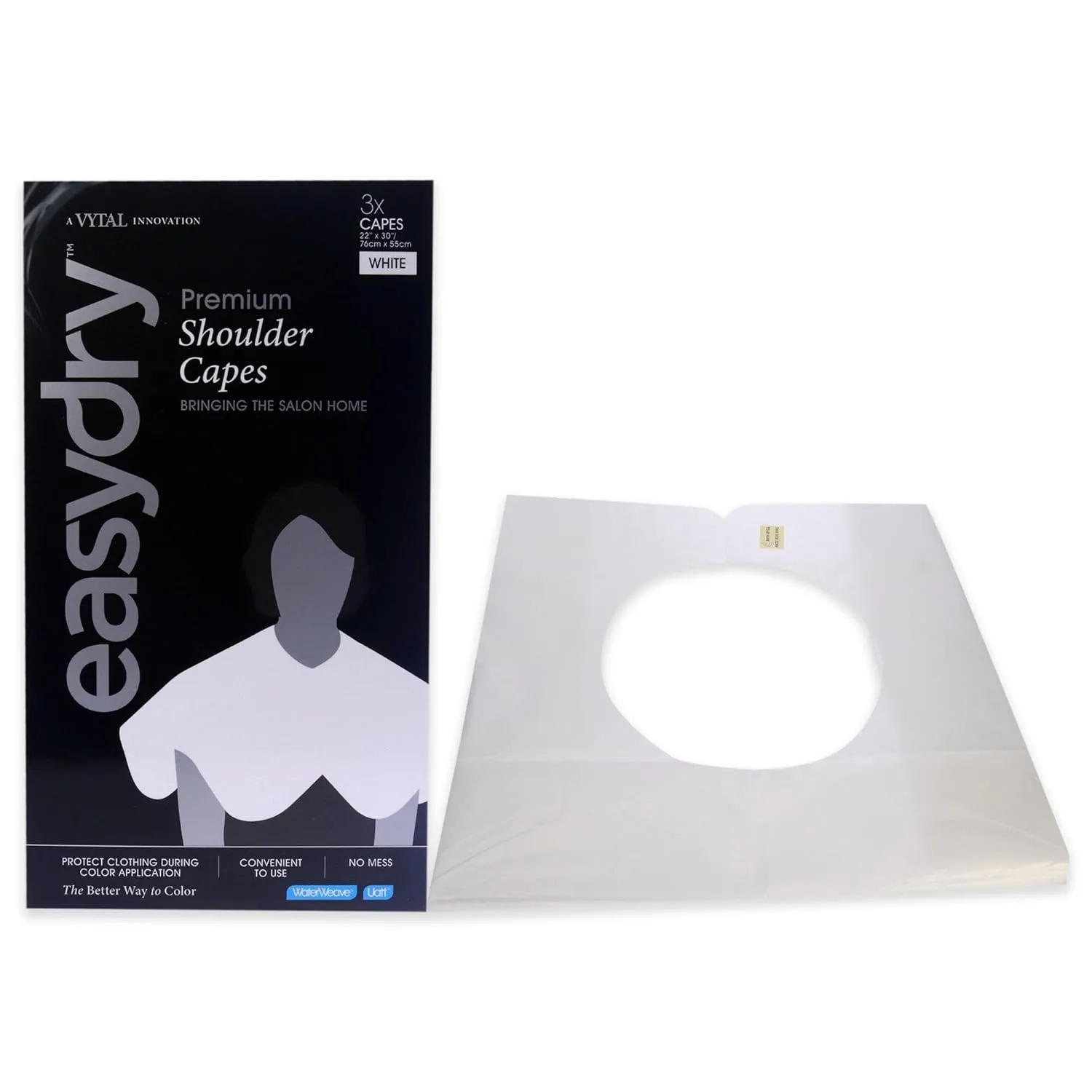 Technical Shoulder Cape, White