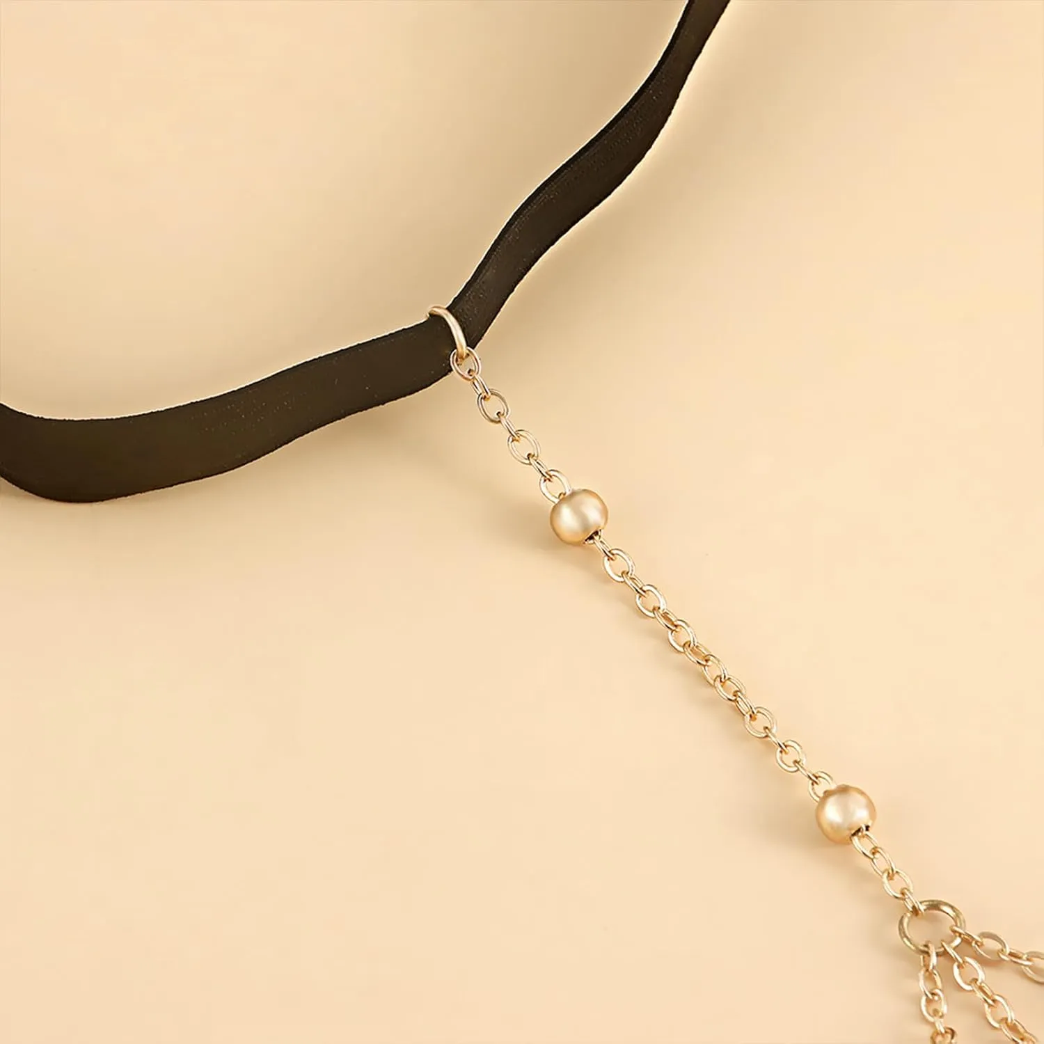 Thigh Chain Sexy Simulation Pearl Pendant Leg Chain Gold Silver Elastic Rope Versatile Women's Leg Rings Suitable for Parties