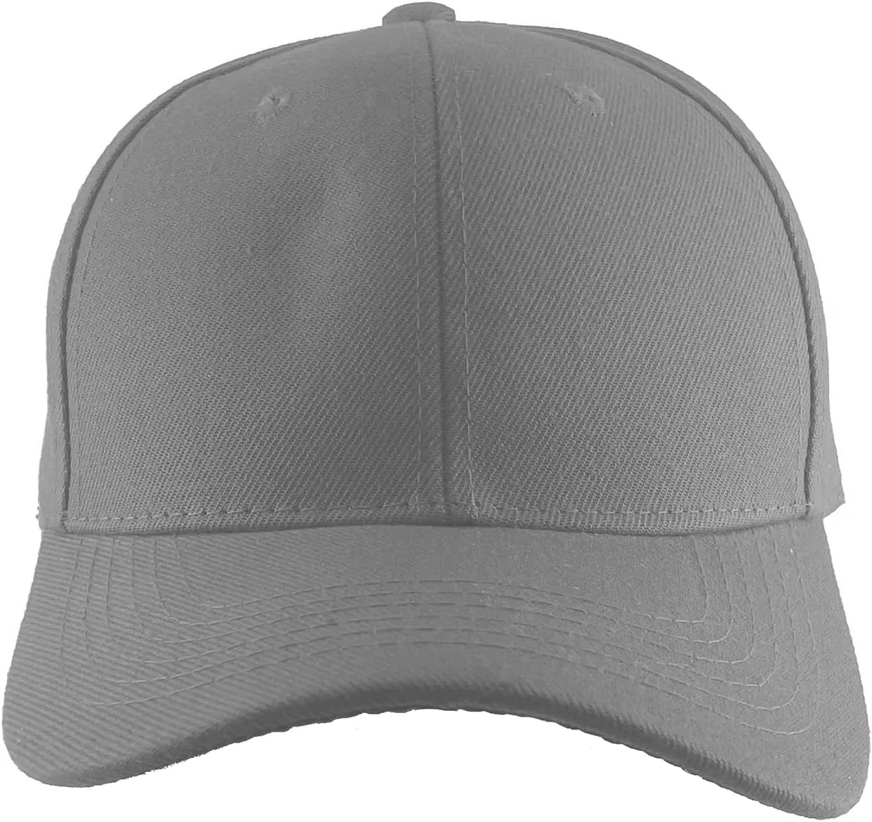 TOP HEADWEAR Blank Fitted Curved Cap Hat
