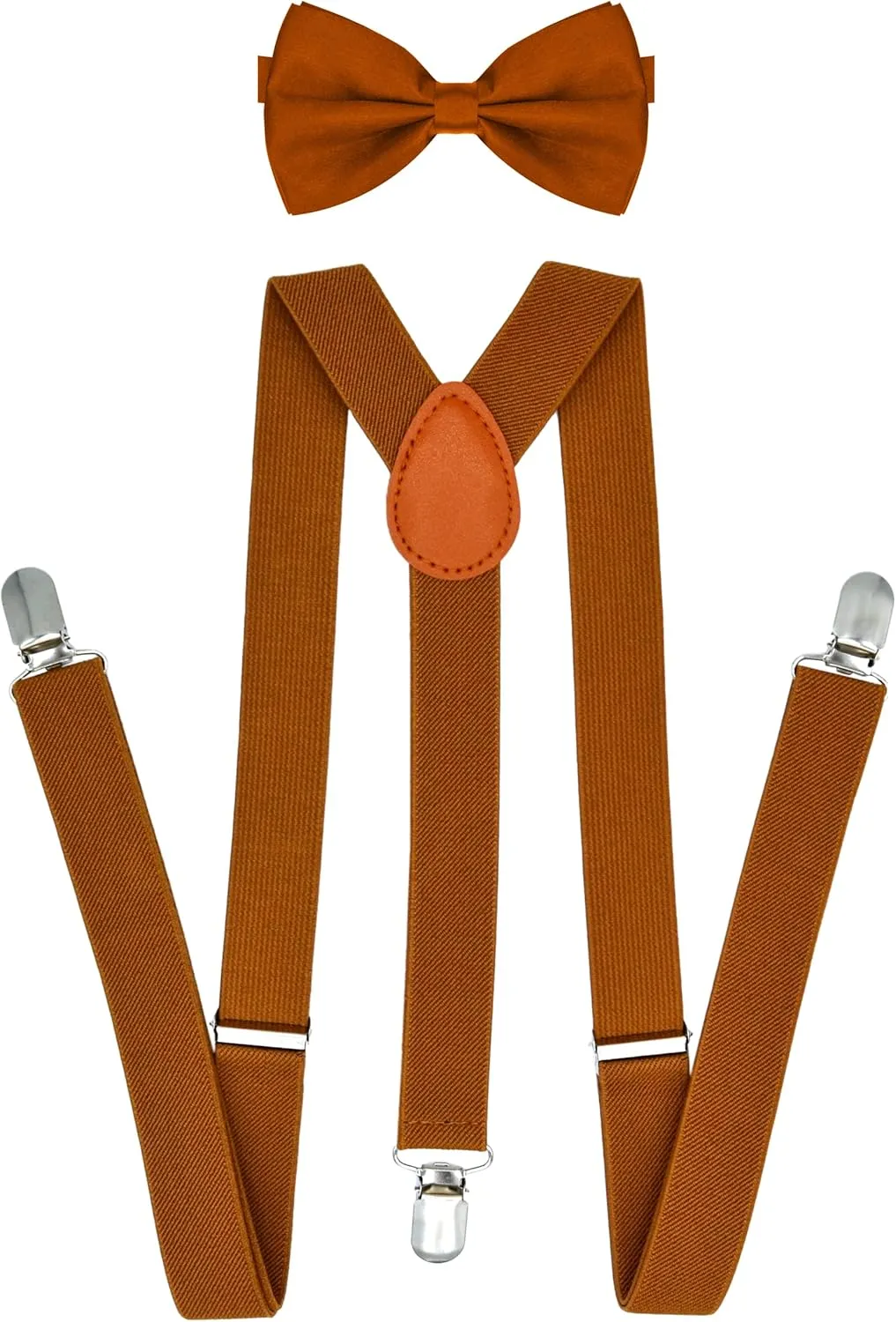 trilece Suspenders for Men, Adjustable Y Back Suspender and Bow Tie