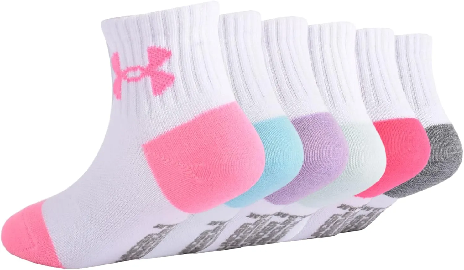 Under Armour Girls' Multi Pack Quarter Sock