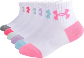 Under Armour Girls' Multi Pack Quarter Sock