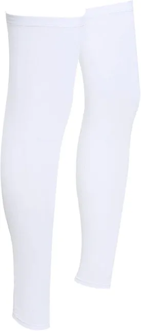 Unisex Sport Cycling Leg Sleeve For Sun For Protective Cover Leg Sleeve Leg Sleeves Tube S, White