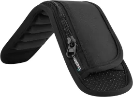 Universal Shoulder Strap Pad with Extra Thick Air Cushion, Breathable Backpack Pad with Pocket, Anti-Slip Car Seatbelt Shoulder Pad, Suitable for Computer bag,Camera,Duffel, Guitar, Backpacks