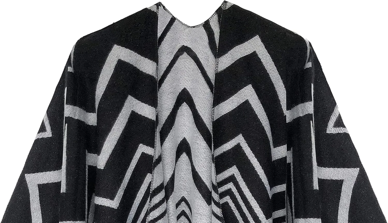Urban CoCo Women's Winter Vintage Poncho Capes Tassel Blanket Shawl Wrap Cardigan Coat