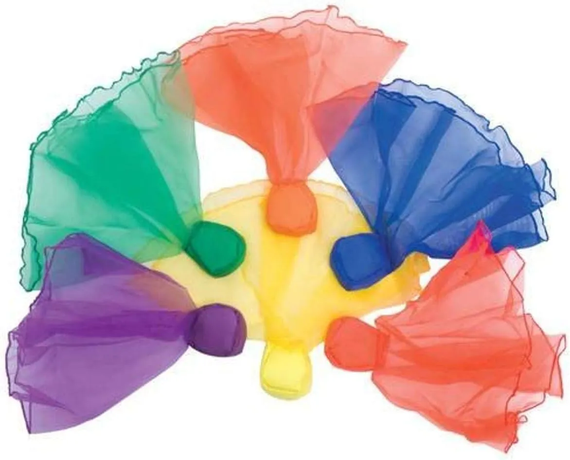 US Games Bean Bag Scarves (Set of 6)