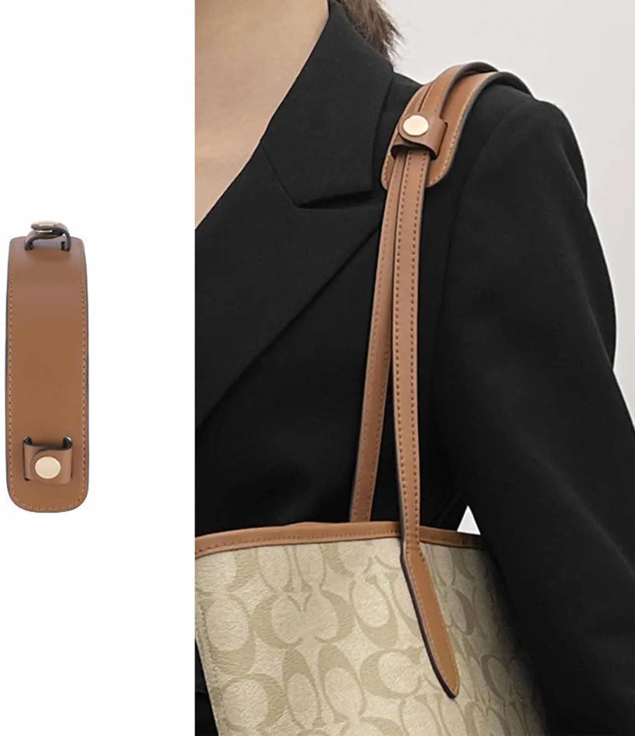 Vachetta Leather Shoulder Pad Soothing Shoulder Pad for Cossbody Bag Straps