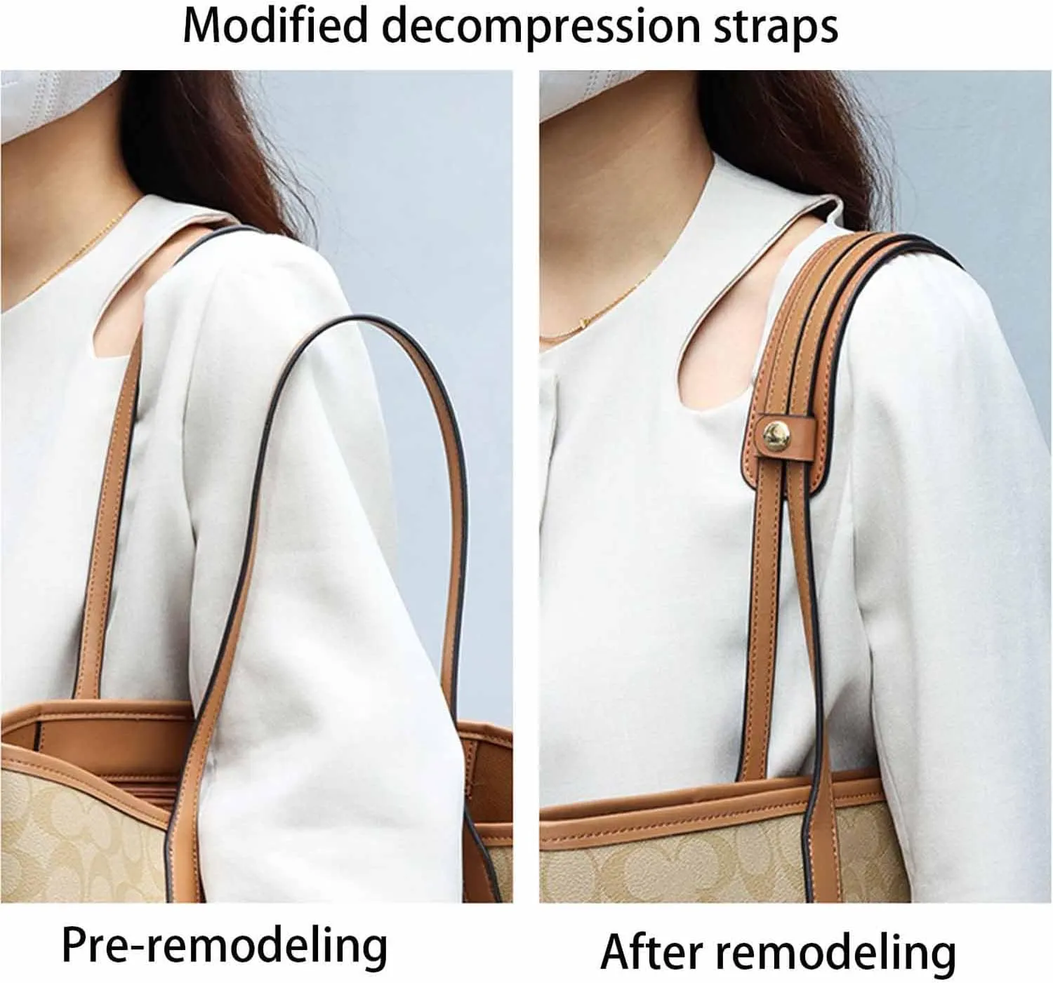 Vachetta Leather Shoulder Pad Soothing Shoulder Pad for Cossbody Bag Straps