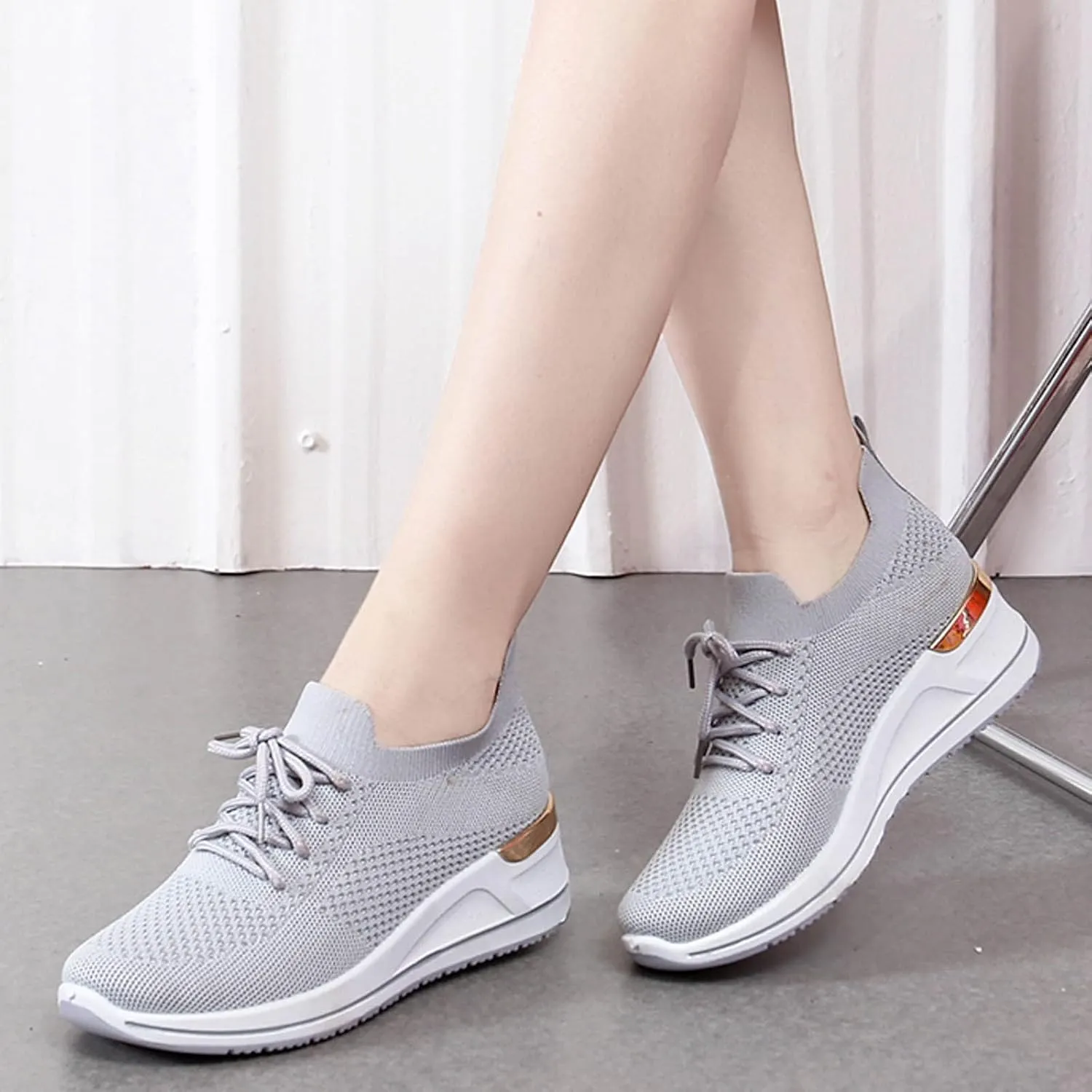 Women Casual Slip On Sneakers Lightweight Walking Shoes Comfortable Canvas Flats Non Slip Breathable Loafers