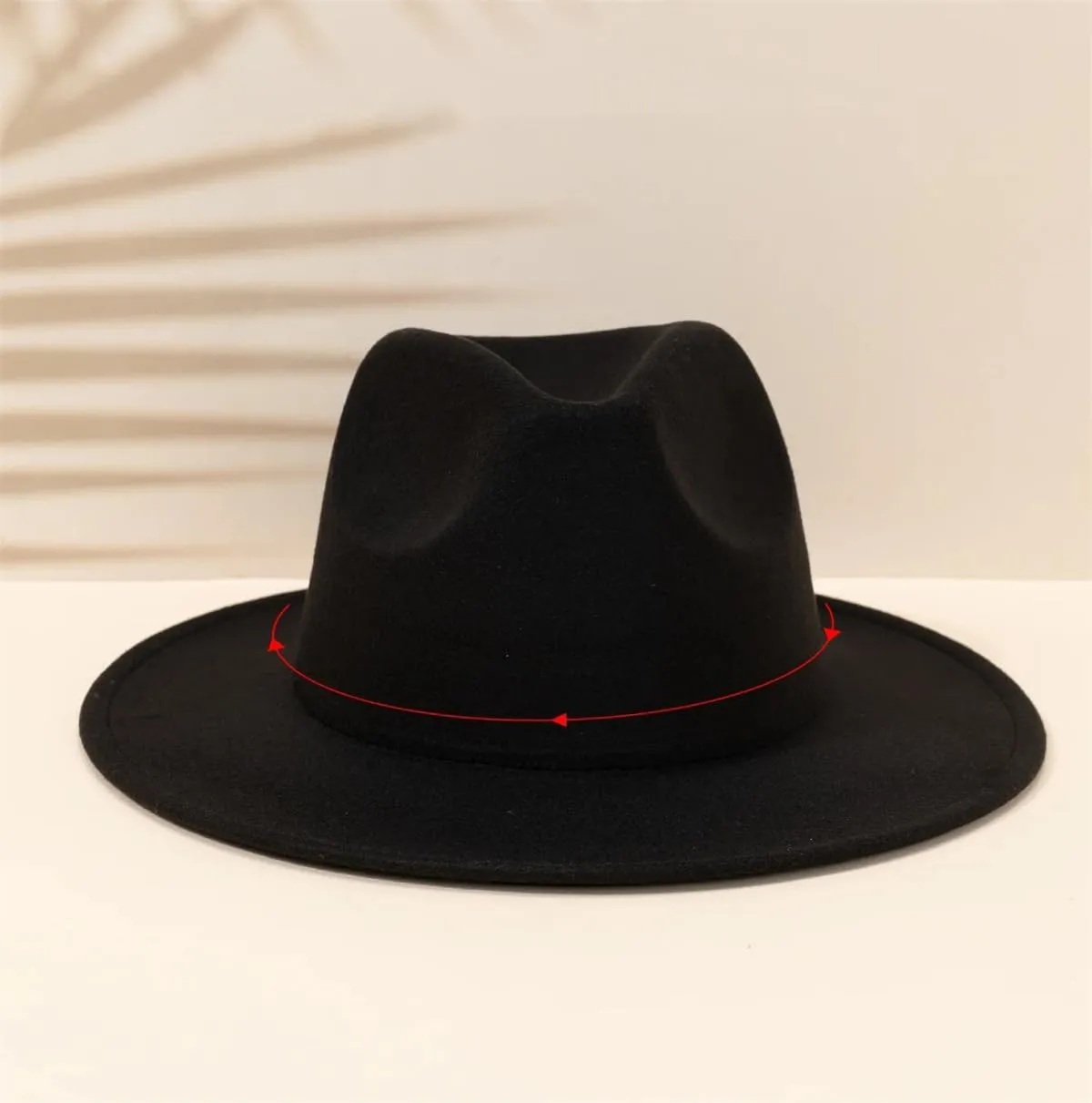 Women's Fedora Hat Spring Autumn Winter Vintage Big Eaves Top Hat