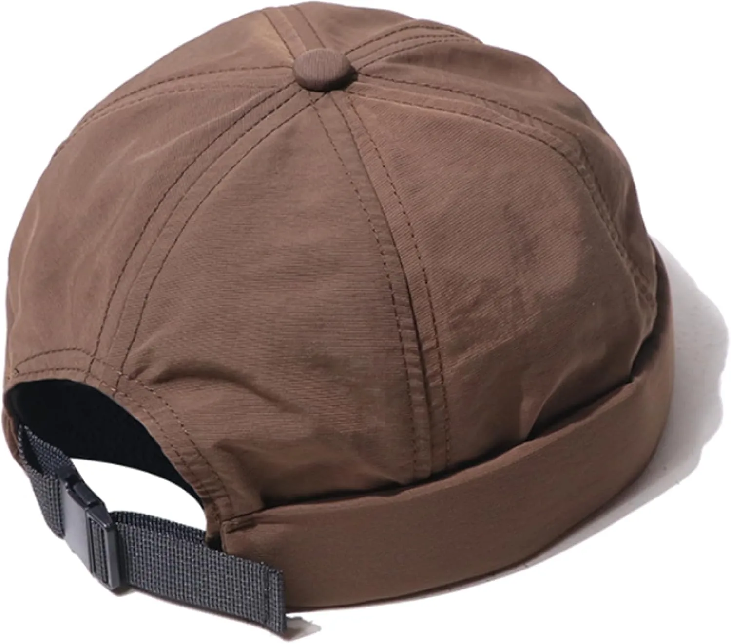 XYIYI Men Quick Dry Docker Cap Breathable Brimless Cap Rolled Cuff Retro Sailor Beanie Hat