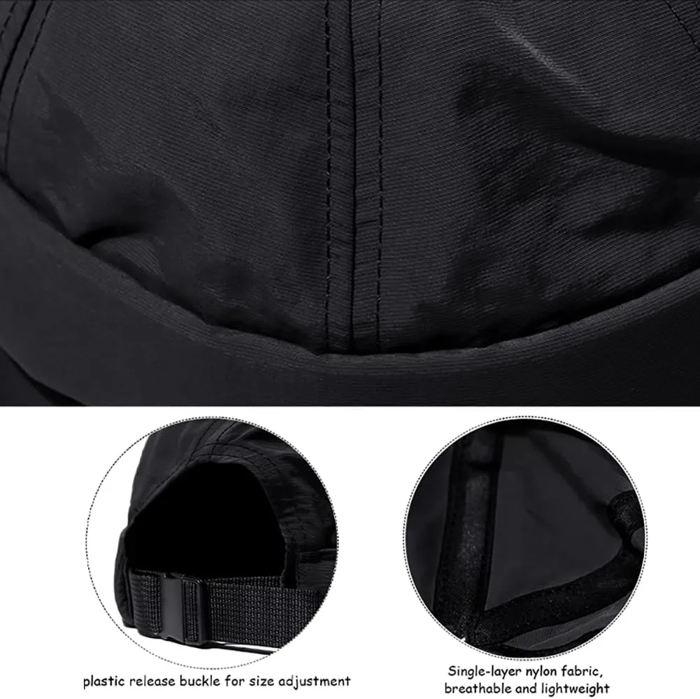 XYIYI Men Quick Dry Docker Cap Breathable Brimless Cap Rolled Cuff Retro Sailor Beanie Hat