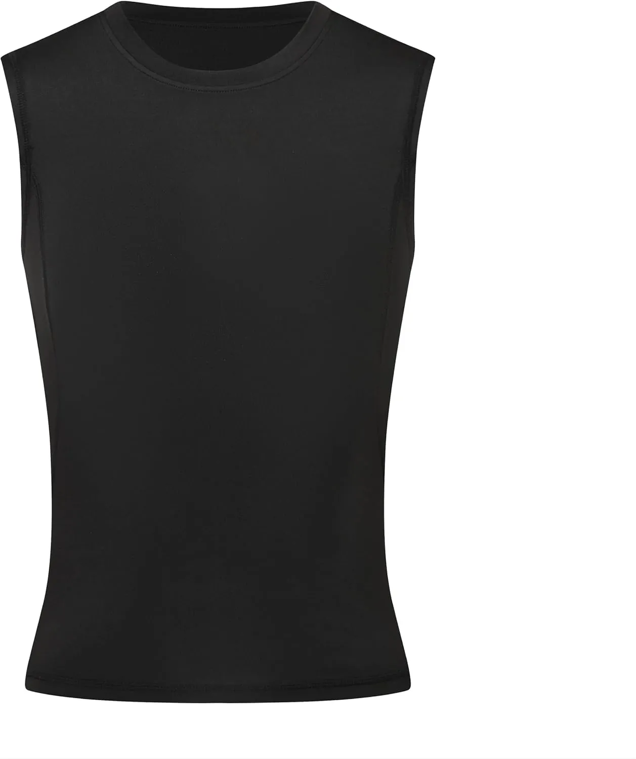 Youth Boys Compression Sleeveless Shirt Undershirts Workout Base Layer Vest Quick Dry Soccer Shirts
